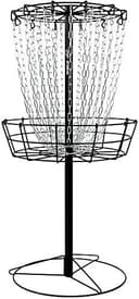 MVP Black Hole Practice 24-Chain Portable Disc Golf Basket
